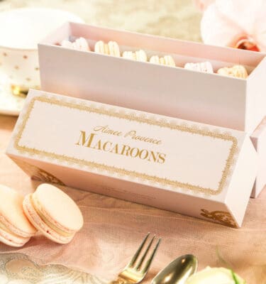gift box of macaroons