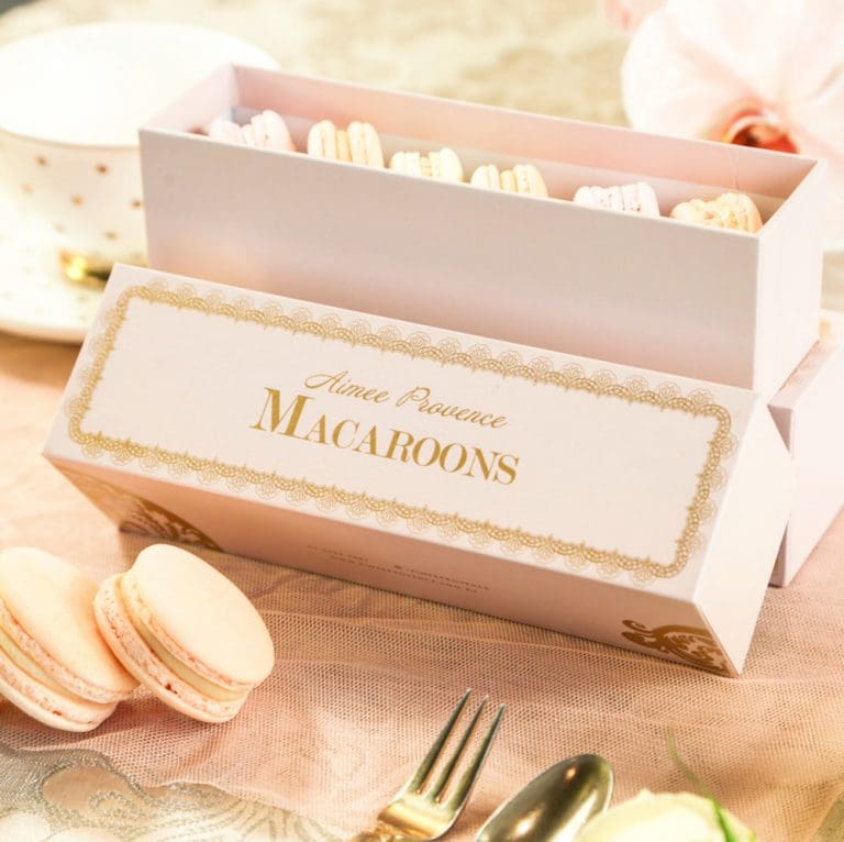gift box of macaroons