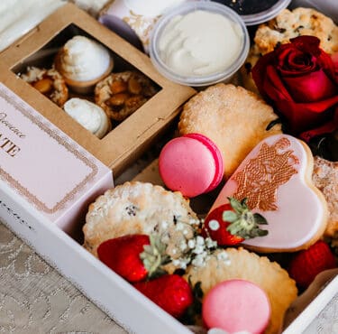valentines high tea gift hamper