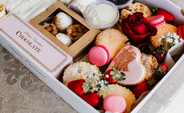 valentines high tea gift hamper