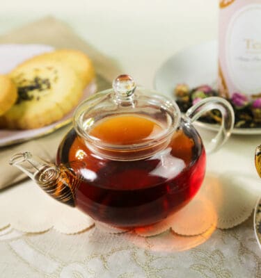 glass teapot gift